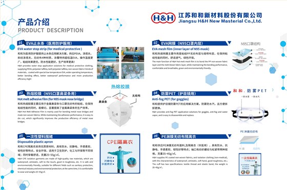 和和热熔胶防疫产品解决方案
